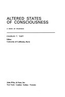 Altered States of Consciousness: A Book of Readings