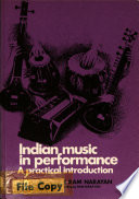 Indian Music in Performance: A Practical Introduction
