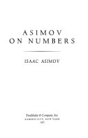 Asimov On Numbers