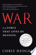 War Is a Force That Gives Us Meaning