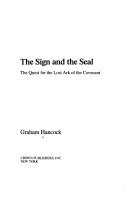 The Sign and the Seal: The Quest for the Lost Ark of the Covenant